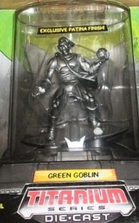 Marvel Heroes Titanium Series Die Cast Green Goblin Figure with 