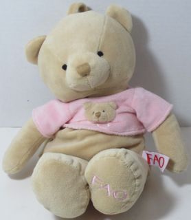 This is for a FAO Schwartz Bear Musical Pull Toy Stuffed Plush Animal 