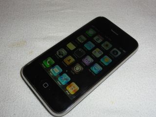 Apple iPhone 3G 8GB Black Jailbroken and unlocked iOS 4 1 works with 