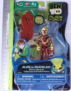 Bandai Ben 10 Alien Force Collection Alan as Heatblast