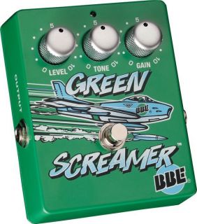BBE Green Screamer Vintage Overdrive Guitar Effects Pedal New