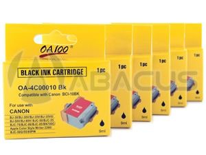 Black Ink Cartridges BCI10 for Cannon BJC 85W Printer