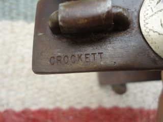 Vintage Western Good Big Pair of Crockett Handmade Spurs with The Good 