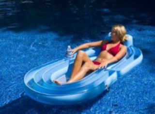 Inflatable Pool Lake Tube Float Raft Beach Mesh Lounger