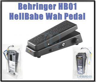 Behringer HB01 Hellbabe Guitar Wah Effects Pedal New 000888880176 