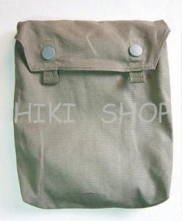 GERMAN WWII gas mask cape pouch Reproduction grey   Click Image to 