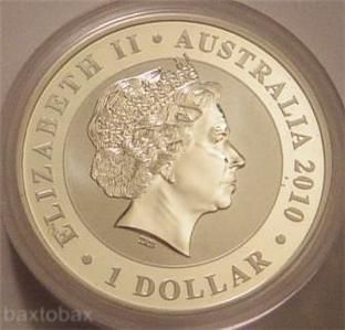 2010 Australian Koala Bear 1 oz 999 Silver Coin BU