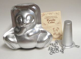   stand up cake pan instructions cone & clips Wilton 502 501Teddy Bear