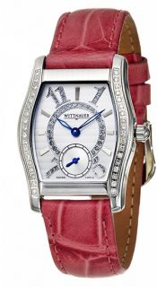 Wittnauer Belasco Diamond Ladies Swiss Watch 10R10 Pink