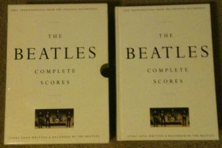 The Beatles Complete Scores Box Edition Guitar Sheet Music RARE 