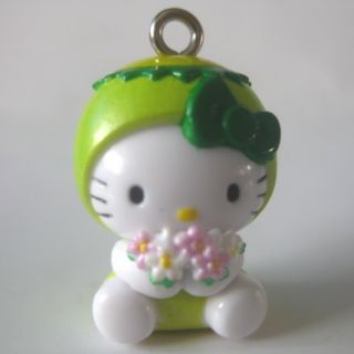   Kitty Pendant Charm with Strap Bell for Mobile Phone JW325 2cm