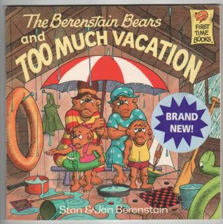 THE BERENSTAIN BEARS AND TOO MUCH VACATION Classic Series Book Build A 