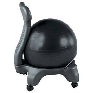 Gaiam Balance Ball Chair Back Pain Relief Office Chair