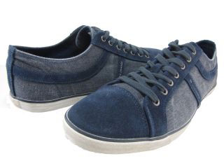 Hugo Boss Mens Beckville Blue Demin Lo Lace Casual Fashion Sneakers 