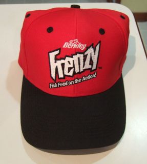 New Berkley Frenzy Fishing Cap Never Worn Fish Feed On The Action