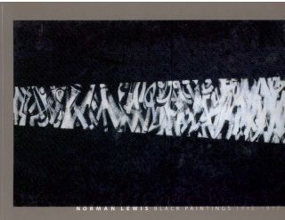 Norman Lewis Black Paintings 1946 77 Abstract Book