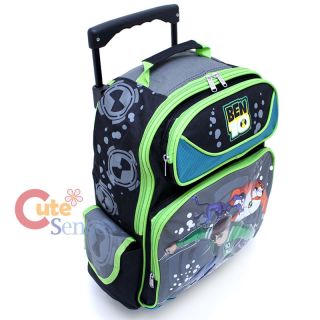 Ben 10 Alien Force Roller School Backpack 16 Large Book Bag with Rath 