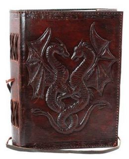 Dragon Leather Journal Spell Book of Shadows Wicca Witchcraft