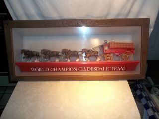 VINTAGE BUDWEISER KING OF BEERS WORLD CHAMPION CLYDESDALE TEAM PARTS 