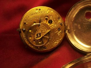 Beesley Antique Pocket Watch 1840s Silver Case 1870s Key Wind 