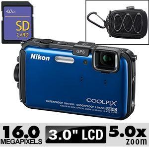 Nikon COOLPIX AW100 16.0 MP Digital Camera   Blue