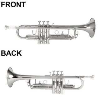 Mendini MTT N Nickel Plated BB Trumpet New