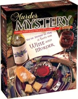 Murder Mystery Party A Taste for Wine and Murder Game New SEALED 