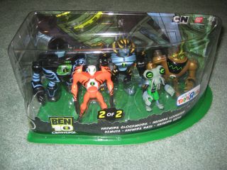BEN 10 OMNIVERSE 5 PACK ACTION FIGURES TOYS R US EXCLUSIVE NEW