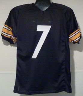 Ben Roethlisberger Autographed Pittsburgh Steelers Black Size XL 