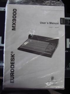 Behringer Eurodesk MX9000 Console Mixer 48 24 Channel MX 9000 w Box 