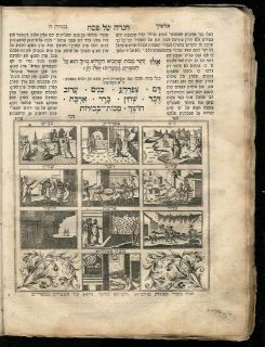 RARE Illustrated Haggadah Vienna 1813 LADINO Judaica