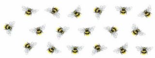 18 Black Yellow Bumble Bee Bees Flying Insect 1 Watrslide Ceramic 