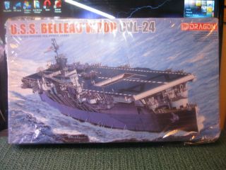 700 scale dragon uss belleau wood cvl 24 /aircraft carrier/plastic 