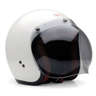 Bell R T Open Face Smoke Bubble Visor Motorcycle Helmet