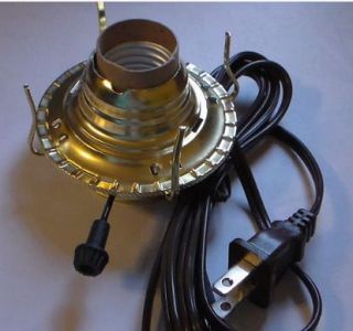 Brand New #2 Oil Kerosene Lamp Brass plated Electric Burner Adapter 