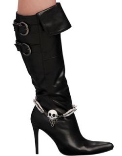   Pirate Costume Accessory Skull and Bones Boot Jewelry Chain