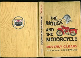 The Mouse and The Motorcycle by Beverly Cleary 1965 HC