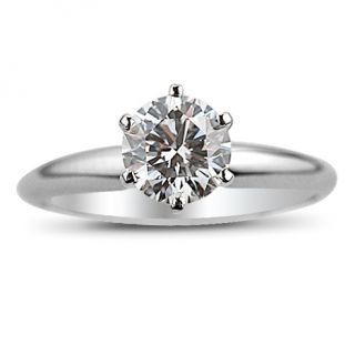   Carat Round Diamond Engagement Ring Wedding Ring GIA Certified