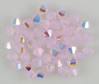 40pcs Bicone 4mm Crystal Beads 5301 5328 Use Swarovski Elements AB 