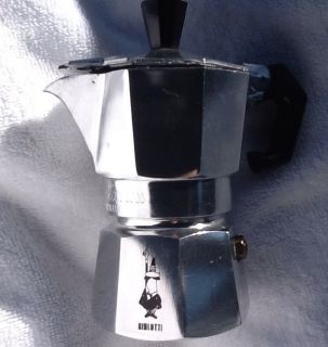 Vintage Bialetti Moka Express 1 Cup Stovetop Espresso Maker Made In 