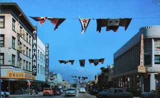 San Bernardino CA Downtown Section 1950s Cars Chrome PC