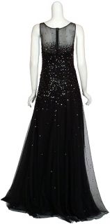 Glistening Bellville Sassoon Sequin Gown Dress 8 New