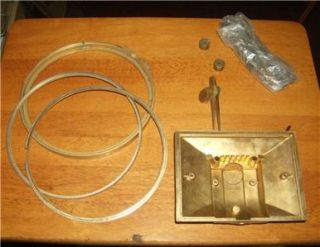 Vintage JEFFERSON Golden Secret electric mantel mystery clock .SPARE 