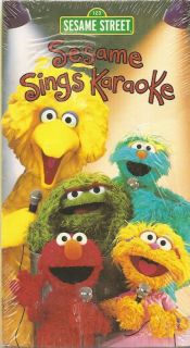 Gloria Estefan Ben Stiller Sesame Sings Karaoke VHS New 074645572734 