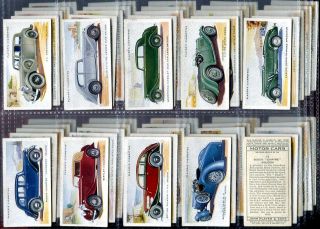 Tobacco Card Set, John Player & Sons, MOTOR CAR,Vintage Vehicles,2nd 
