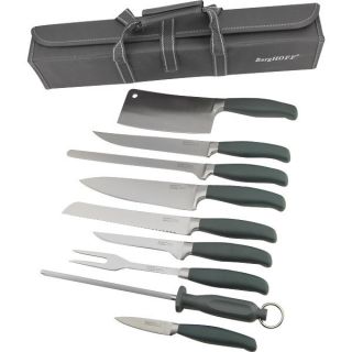 Berghoff Knife Set with Roll Bag 10 Pieces Cutlery