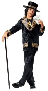 mac daddy pimp suit black leopard cheetah child costume more
