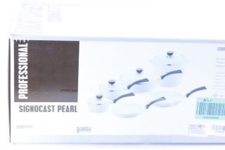 697601 Berndes Signocast Pearl Ceramic Coated Cast Aluminum 10 Piece 