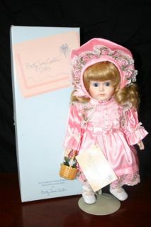 Betty Jane Carter Doll Rosemarie Musical Porcelain 1987 Rare Never 