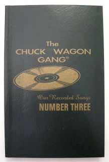 The Chuck Wagon Gang Our Recorded Songs Number Three 2006 SC Gospel 